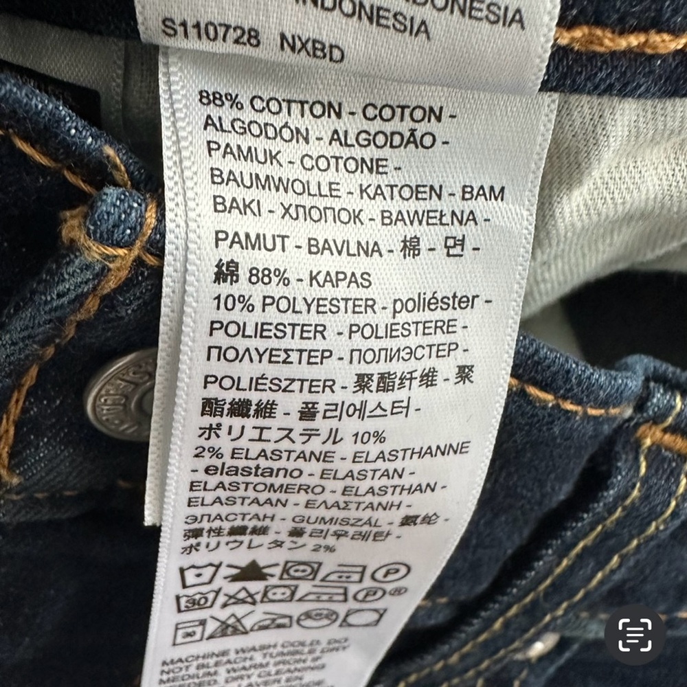 Levi's 512 Slim Taper Flex Men's Jeans Size W 32, L 30 - Picture 11 of 13